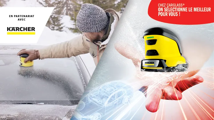 Carglass vous offre votre dégivreur de pare-brise karcher